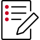 Icon of notebook and pencil