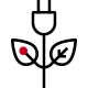 Icon plant with plug