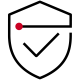 Icon of security shield