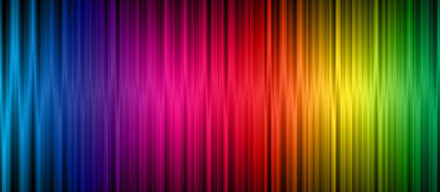 Abstract rainbow image of the visible light spectrum