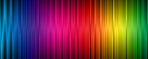 Abstract rainbow image of the visible light spectrum