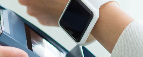 Cashless payment with watch